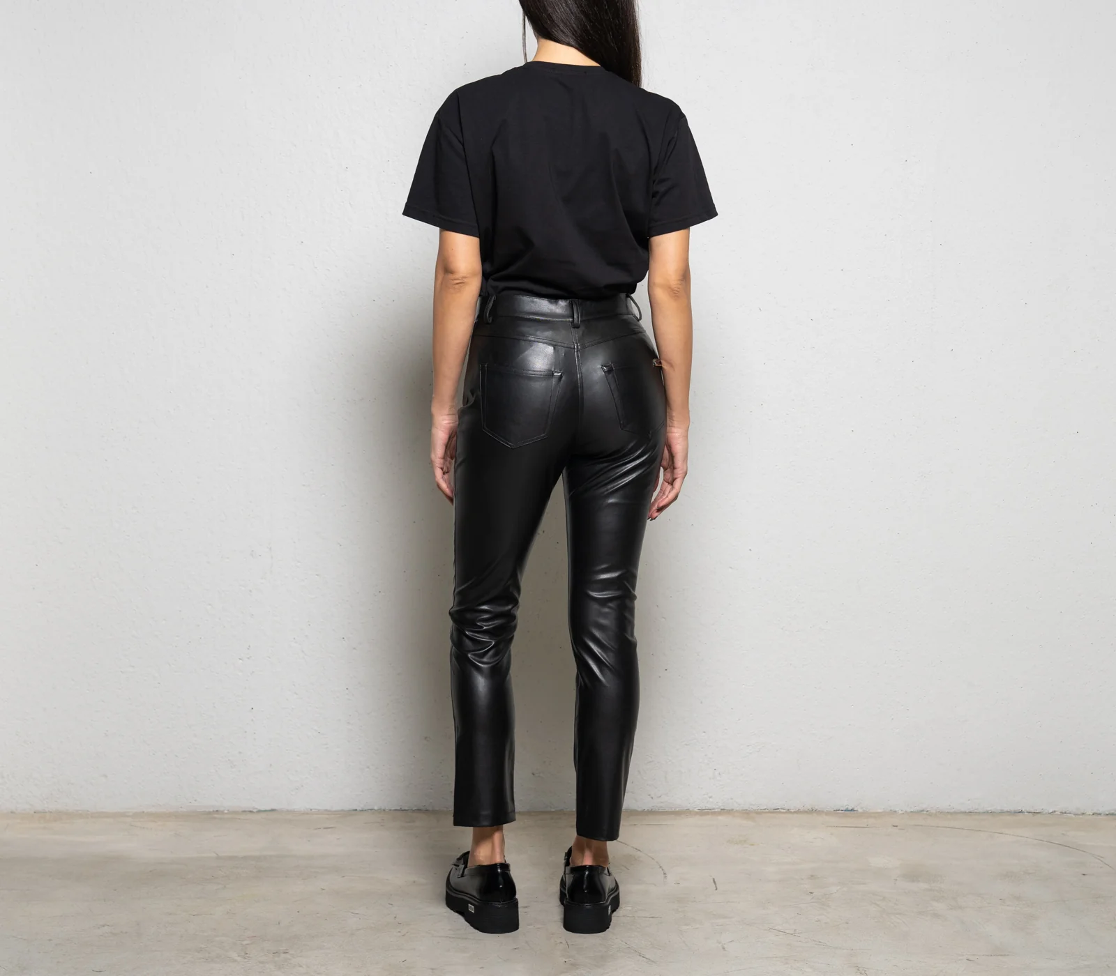 PANTALONI EFFETTO PELLE 5005 - Image 4